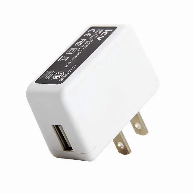 Main image of USB Wall Charger 5V 2A 10W AC Power Adapter with US Plug for Phone, Tablet and Other Related USB Powered Devices Small and Lightweight Designed for Safety(White)