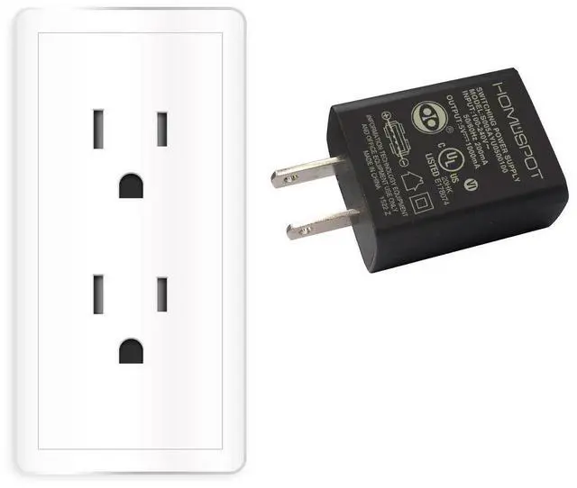 Alt view image 3 of 5 - UL Certified USB Wall Charger Power Supply 5v1A (1000mA) Universal Portable Travel Power Adapter Plug Block High Speed for iPhone iPad iPad Samsung HTC LG iPod Nokia Travel Office Home Use