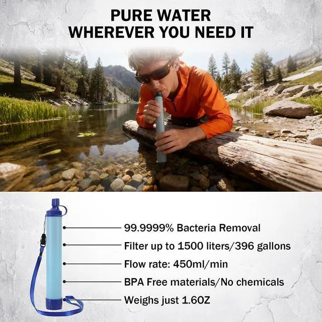 Alt view image 3 of 7 - Survival Kit, Survival Gear and Equipment 258 PCS with Water Filter, Emergency Tent, LED Lantern, First Aid Kit Supplies, 25L Backpack for Family, Outdoor Camping, Hiking Gifts for Men Christmas