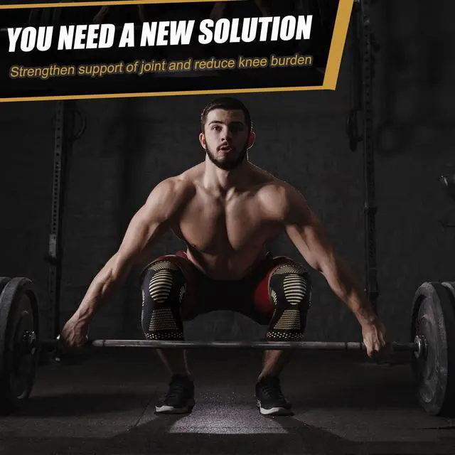 Alt view image 7 of 7 - Copper Knee Braces for Knee Pain Relief - 2 Pack Knee Sleeves Set, Knee Compression Sleeves with Copper Ions Infused Fiber for Sports, Workout, Arthritis, Meniscus Tear- FSA/HSA Eligible