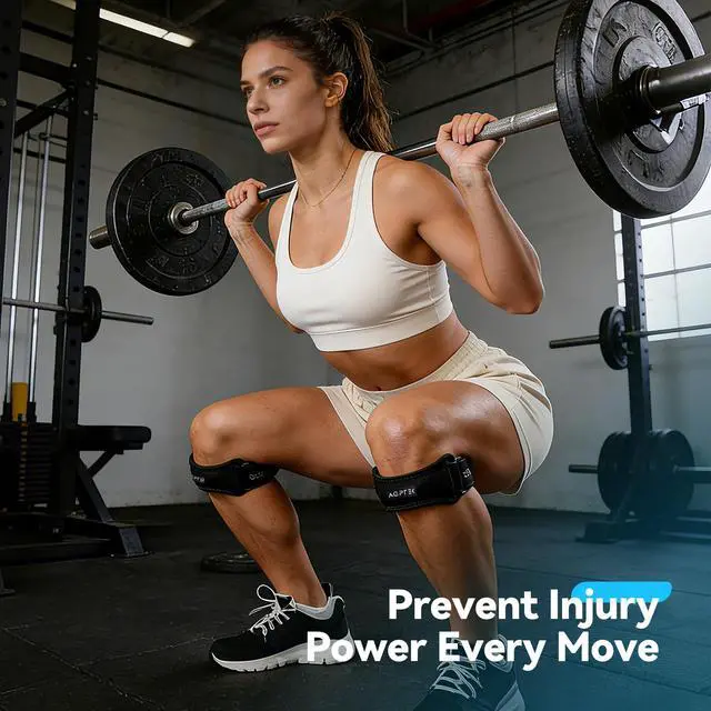 Alt view image 7 of 7 - Plus Size Knee Brace for Women & Men, Pain Relief Patella Tendon Knee Strap 2 Pack, Knee Support Band for Running Weightlifting Baseball Tennis Volleyball Jogging Bicycle Climbing, 11.02-20.87in