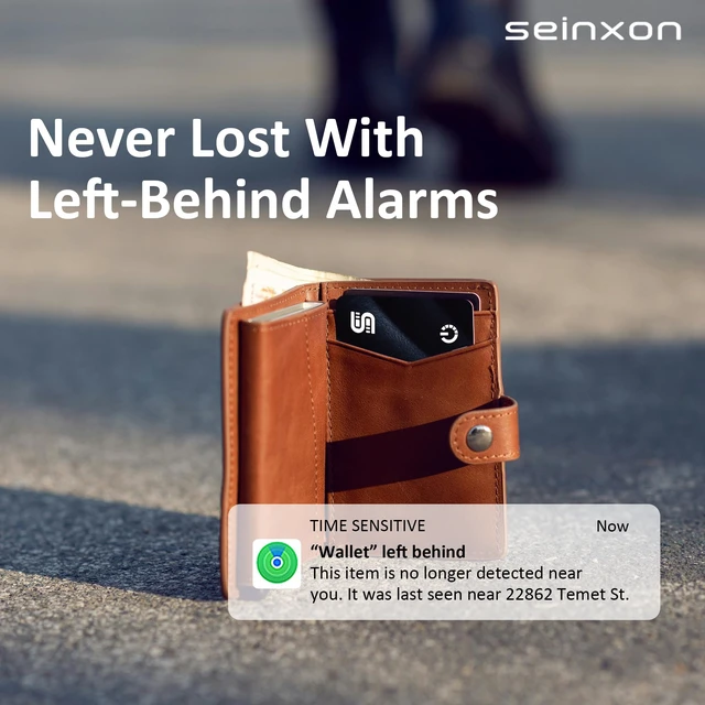 Alt view image 6 of 7 - Wallet Tracker (iOS Only) IP68 Thin Item Finder Card Luggage Located Bluetooth Works with Apple Find My APP & Network - Wireless Charger (Slim)