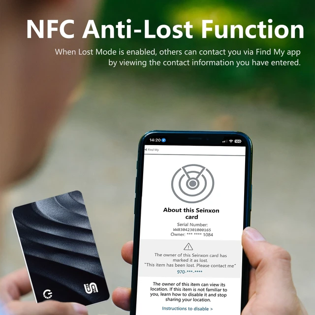 Alt view image 7 of 7 - Wallet Tracker (iOS Only) IP68 Thin Item Finder Card Luggage Located Bluetooth Works with Apple Find My APP & Network - Wireless Charger (Slim)