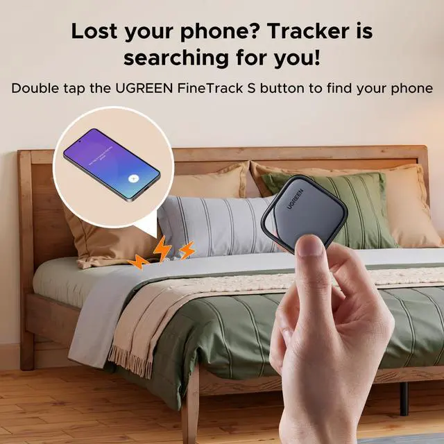 Alt view image 4 of 7 - FineTrack S 2-Pack Bluetooth Tracker Tags Work with | Samsung SmartThings APP (Samsung Only), 550-Days Replaceable Battery Item Finder Smart Tag for Key Luggage Passport