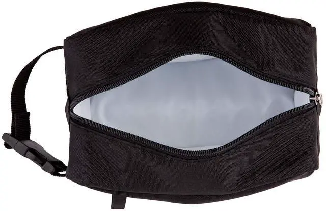 Alt view image 5 of 6 - Freezable Snack Box, Black | Built-in ice packs, EcoFreeze+ Technology, Mini cooler, Office snacks, Small lunches, Buckle handle, Collapsible, Reusable