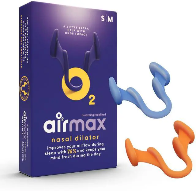 Main image of Nasal Dilators Trial Pack - Anti Snoring Devices - 76% More Airflow for Better Breathing & Against Nasal Congestion - Guaranteed Fit (1x Small & 1x Medium) - Reusable