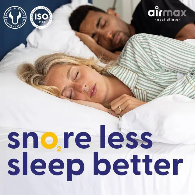 Alt view image 4 of 7 - Nasal Dilators Trial Pack - Anti Snoring Devices - 76% More Airflow for Better Breathing & Against Nasal Congestion - Guaranteed Fit (1x Small & 1x Medium) - Reusable