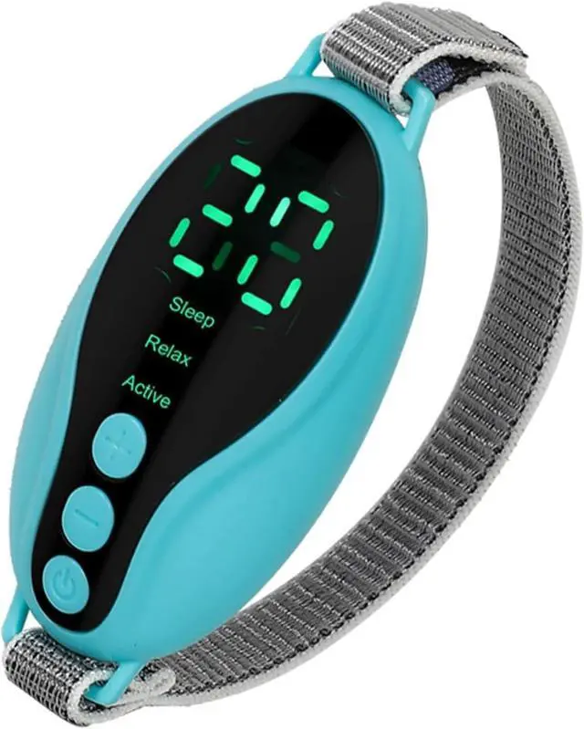 Main image of Sleep Aid Device Handheld Low Frequency Pulse of microcurrent Sleep Machine Insomnia Relief Anxiety Help Sleep (Blue, Standard)