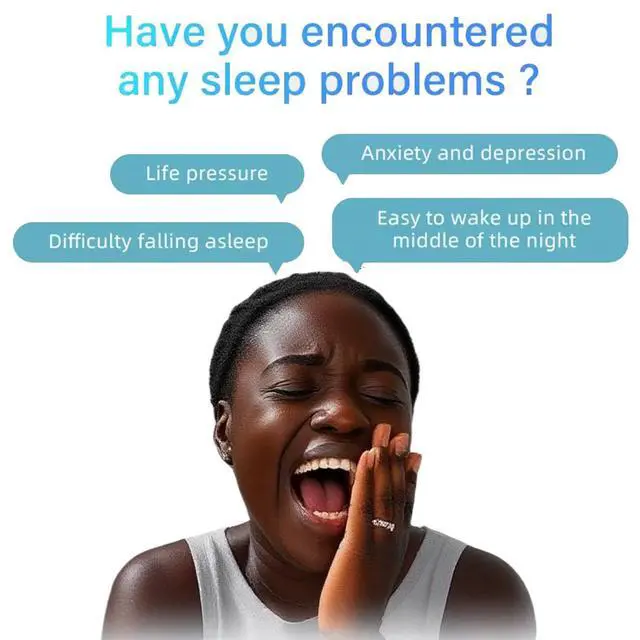 Alt view image 7 of 7 - Sleep Aid Device Handheld Low Frequency Pulse of microcurrent Sleep Machine Insomnia Relief Anxiety Help Sleep (Blue, Standard)