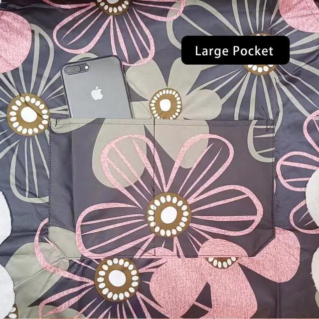 Alt view image 5 of 7 - 2 Pack Floral Aprons with Pocket, Blooming Womens Aprons Waterproof Adjustable Cooking Aprons for Kitchen Gardening and Salon (2Pack #B)