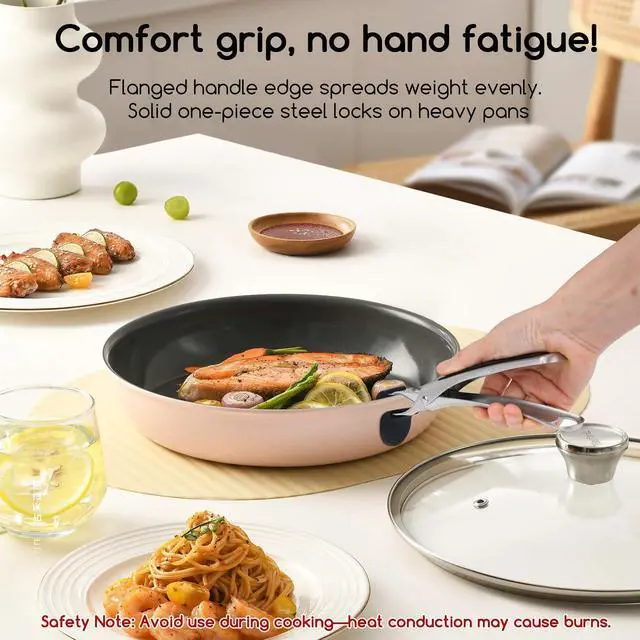 Alt view image 2 of 6 - Plate Gripper Compatible With Pizza Pan,Non-Slip Pan Gripper,Hot Plate Bowl Retriever with Food Out from Pots,For Egg Custard For Jidangeng,For Microwave Toaster Oven Steamer,Pack of 2
