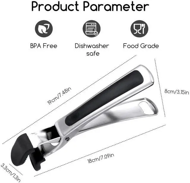 Alt view image 4 of 6 - Plate Gripper Compatible With Pizza Pan,Non-Slip Pan Gripper,Hot Plate Bowl Retriever with Food Out from Pots,For Egg Custard For Jidangeng,For Microwave Toaster Oven Steamer,Pack of 2