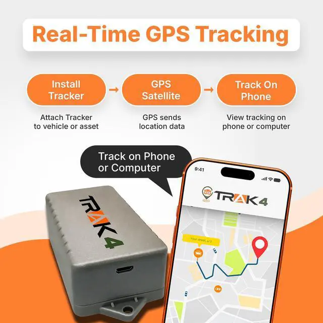 Alt view image 3 of 7 - GPS Tracker for Vehicles, Assets, Equipment. Long Battery Life, Waterproof, Global Tracking. Low-Cost Subscription Required.