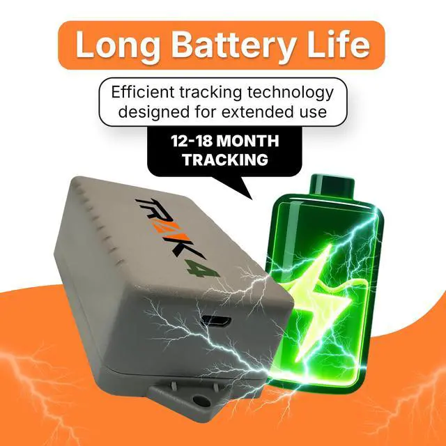 Alt view image 4 of 7 - GPS Tracker for Vehicles, Assets, Equipment. Long Battery Life, Waterproof, Global Tracking. Low-Cost Subscription Required.