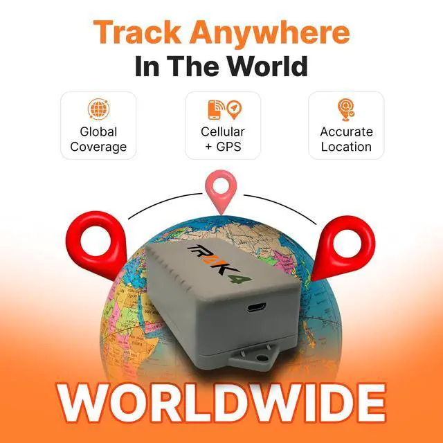 Alt view image 7 of 7 - GPS Tracker for Vehicles, Assets, Equipment. Long Battery Life, Waterproof, Global Tracking. Low-Cost Subscription Required.