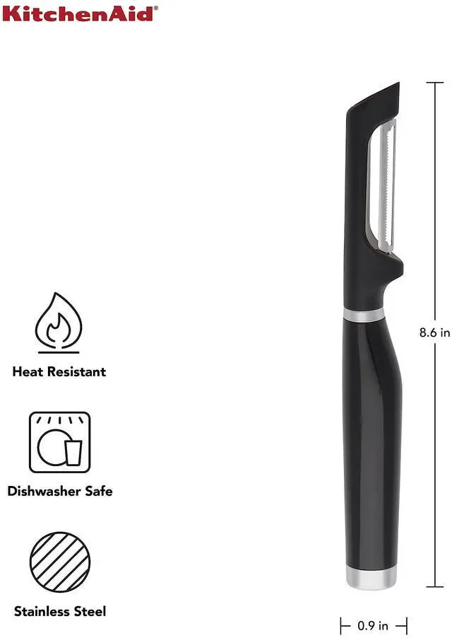 Alt view image 2 of 5 - Classic Euro Peeler, 8.6 inches, Black