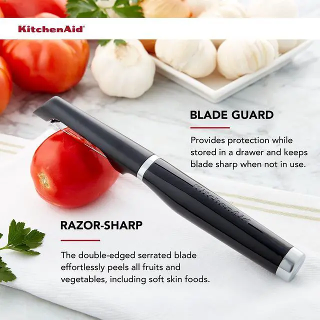 Alt view image 3 of 5 - Classic Euro Peeler, 8.6 inches, Black