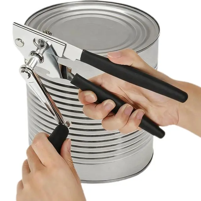 Main image of Commercial Crank Can Openers Manual, Heavy-Duty Can OpenerErgonomic Design, Black