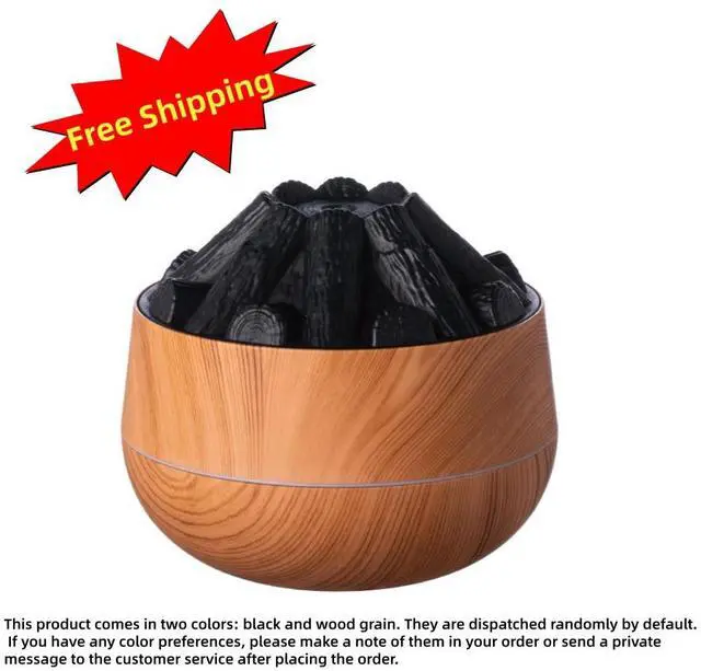 Main image of 300mL Mini Cool Mist Humidifier, DC 5V 2.2W USB-C, 30-50mL/h, Continuous/Intermittent Mist, Warm Ember Light LEHOGAI