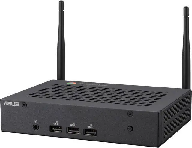 Alt view image 4 of 7 - ASUS Fanless Chromebox CF40 with Intel Celeron N4500 Processor, 8GB DDR4 RAM, 128GB eMMC SSD, Aluminum Chassis, USB-C, HDMI, WiFi 6 & Bluetooth 5.2, Chrome OS, VESA Mount Included (CF40-BC0161UN-O)