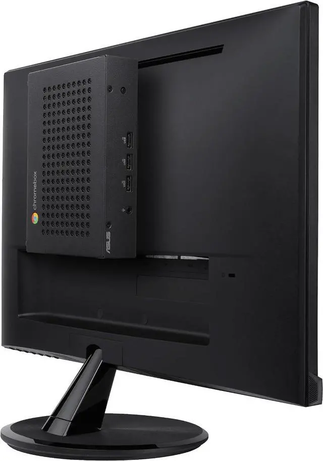 Alt view image 7 of 7 - ASUS Fanless Chromebox CF40 with Intel Celeron N4500 Processor, 8GB DDR4 RAM, 128GB eMMC SSD, Aluminum Chassis, USB-C, HDMI, WiFi 6 & Bluetooth 5.2, Chrome OS, VESA Mount Included (CF40-BC0161UN-O)