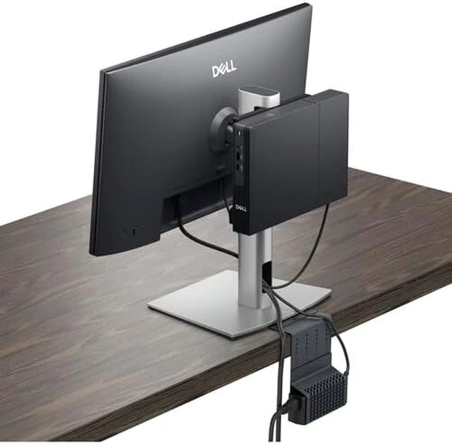 Alt view image 5 of 5 - Dell Pro Micro Computer, Intel Core i3-14100T, 16GB RAM, 1TB NVMe SSD, USB Type-C, Built in AX WiFi, BT, Display Port, HDMI, Windows 11 Pro - AI Copilot, Black Desktop