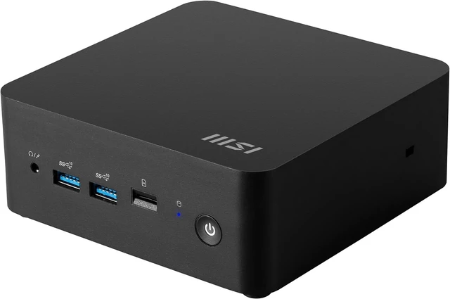 Alt view image 2 of 5 - msi Cubi NUC Barebone Desktop, Intel Core 3-100U, 2X DDR5 Slots (up to 64GB), TPM 2.0, WiFi 6E, 3 Year Advance Replacement (1MG-009BUS)