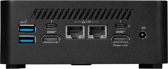 Alt view image 3 of 5 - msi Cubi NUC Barebone Desktop, Intel Core 3-100U, 2X DDR5 Slots (up to 64GB), TPM 2.0, WiFi 6E, 3 Year Advance Replacement (1MG-009BUS)