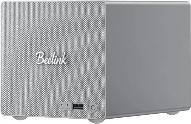 Main image of Beelink ME Pro N95 Mini PC NAS, Intel N95 12GB LPDDR5 128GB SSD Desktop PC, 2.5G+5G LAN/WiFi 6/BT5.4, Mini Computer Support 3*M.2 PCle3.0 SSD Slots + 2*HDD Bays for Office/Private Cloud/NAS Storage