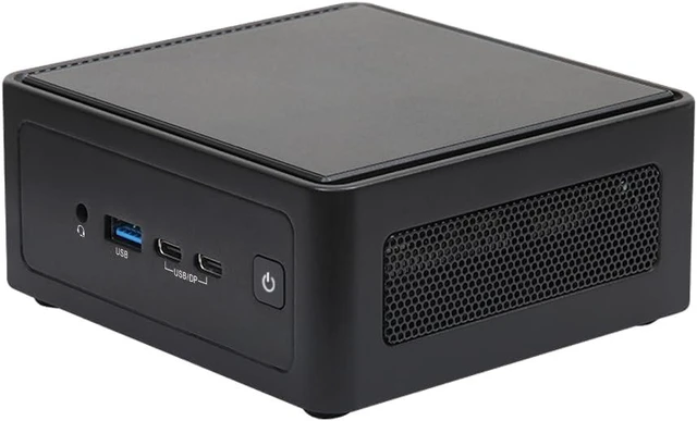 Main image of NUC BOX-125H Mini PC, Intel Core Ultra 5 Processor, Intel AI Boost, Triple Storages, 4K Quad-Display, DDR5 5600 up to 96GB, 2.5G Dual LAN, Wi-Fi 6E, 5 USB, Thunderbolt 4, Arc Graphics