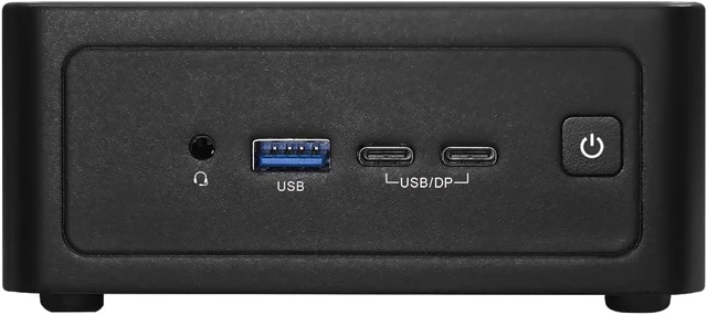 Alt view image 3 of 4 - NUC BOX-125H Mini PC, Intel Core Ultra 5 Processor, Intel AI Boost, Triple Storages, 4K Quad-Display, DDR5 5600 up to 96GB, 2.5G Dual LAN, Wi-Fi 6E, 5 USB, Thunderbolt 4, Arc Graphics