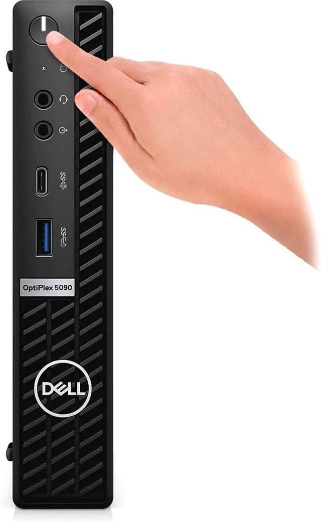 Alt view image 5 of 5 - Dell OptiPlex 5000 5090 Desktop Computer - Intel Core i5 10th Gen i5-10500T Hexa-core (6 Core) 2.30 GHz - 16 GB RAM DDR4 SDRAM - 256 GB M.2 PCI Express NVMe 3.0 x4 SSD - Micro PC - Black