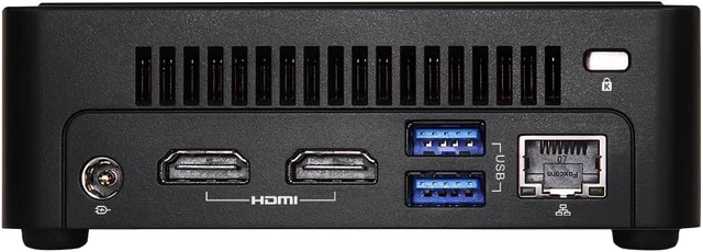 Alt view image 4 of 4 - NUCS(Slim) BOX-155H Mini PC, Intel Core Ultra 7 Processor, Arc Graphics, Intel AI Boost, DDR5 5600 up to 96GB, Triple Storages, 4K Quad-Display, 2.5G Dual LAN, Wi-Fi 6E, 5 USB, Thunderbolt 4
