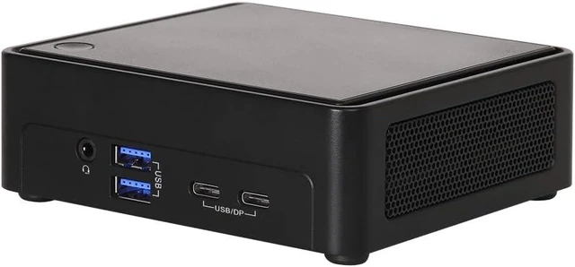 Main image of NUCS(Slim) BOX-155H Mini PC, Intel Core Ultra 7 Processor, Arc Graphics, Intel AI Boost, DDR5 5600 up to 96GB, Triple Storages, 4K Quad-Display, 2.5G Dual LAN, Wi-Fi 6E, 5 USB, Thunderbolt 4