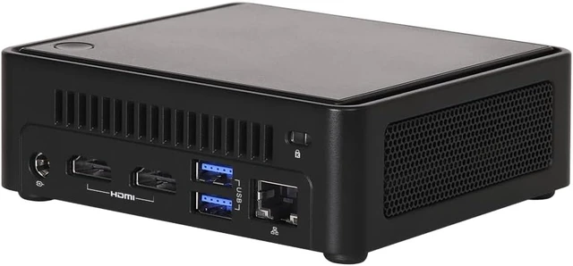Alt view image 2 of 4 - NUCS(Slim) BOX-155H Mini PC, Intel Core Ultra 7 Processor, Arc Graphics, Intel AI Boost, DDR5 5600 up to 96GB, Triple Storages, 4K Quad-Display, 2.5G Dual LAN, Wi-Fi 6E, 5 USB, Thunderbolt 4