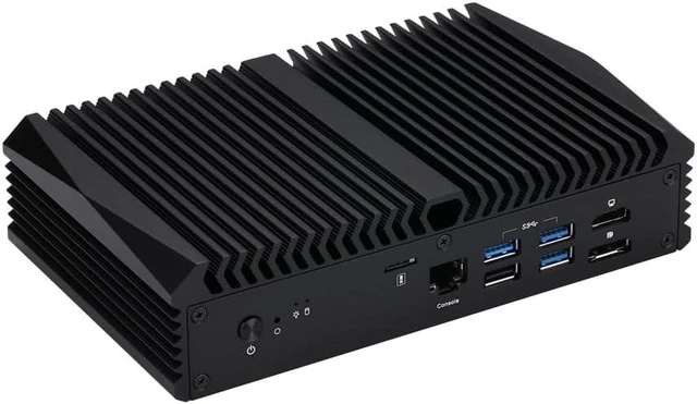 Alt view image 5 of 6 - Qotom Micro Firewall Q10932H6 Core i3-N305 Processor,up to 3.80 GHz 8G DDR5 RAM 256G M.2 SSD -4x2.5 Gigabit LAN,2x10 Gigabit LAN,Fanless,Win10/Linux 24/7