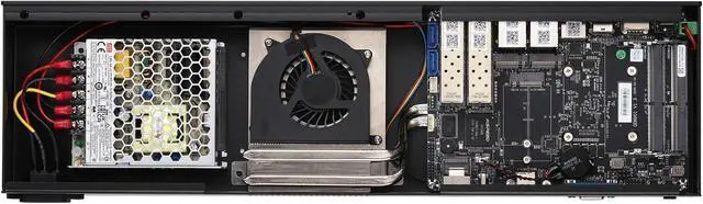 Alt view image 4 of 7 - Qotom Barebone System Mini PC Q20331G9 1U Rack 4X 10G SFP+ 5X i226V B3 2.5G LAN Atom C3758R 8 Core Processor 2.4 GHz
