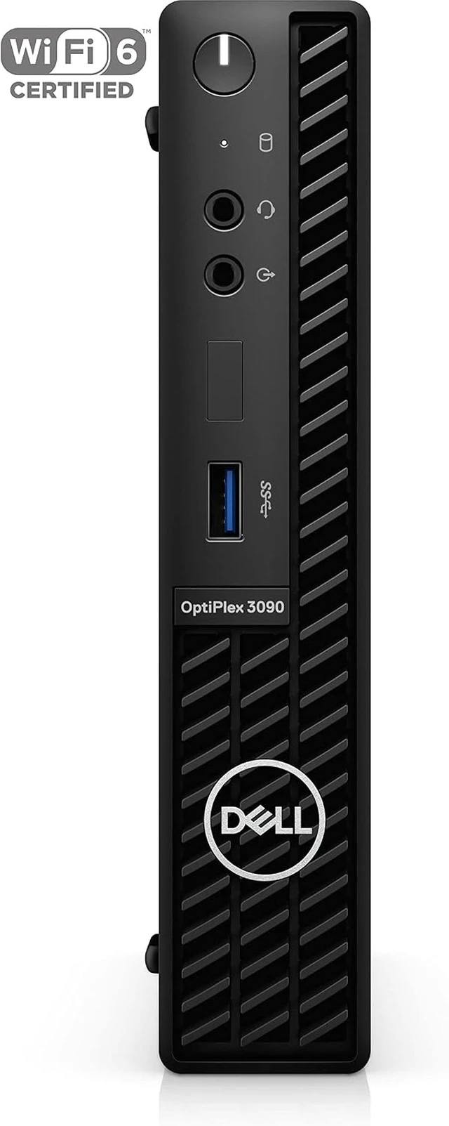 Alt view image 2 of 5 - DELL 2022 Optiplex 3090 Micro Form Factor Business Desktop, Intel Core i5-10500T, 32GB DDR4 RAM, 1TB PCIe SSD, DP, RJ-45, Wi-Fi 6, Bluetooth, Wired Mouse&Keyboard, Windows 11 Pro, Black