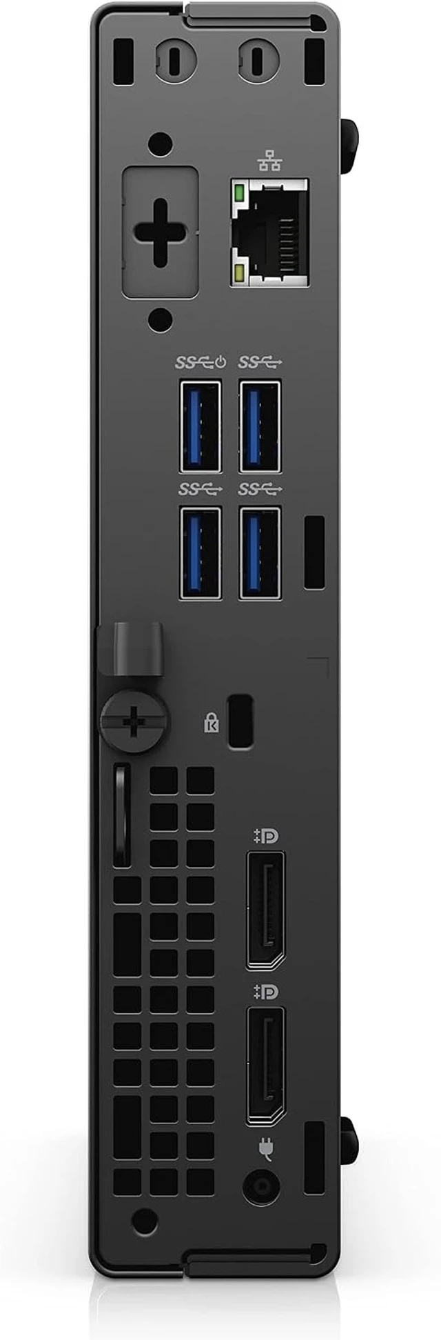 Alt view image 4 of 5 - DELL 2022 Optiplex 3090 Micro Form Factor Business Desktop, Intel Core i5-10500T, 32GB DDR4 RAM, 1TB PCIe SSD, DP, RJ-45, Wi-Fi 6, Bluetooth, Wired Mouse&Keyboard, Windows 11 Pro, Black