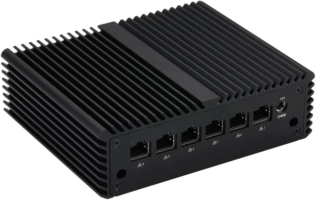 Alt view image 3 of 6 - Qotom Micro Firewall Q10932G6 Core i3-N305 Processor,up to 3.80 GHz 8G DDR5 RAM 256G M.2 SSD -6X I226-V 2.5G Gigabit LAN,Win10,Untangle,Centos 24/7
