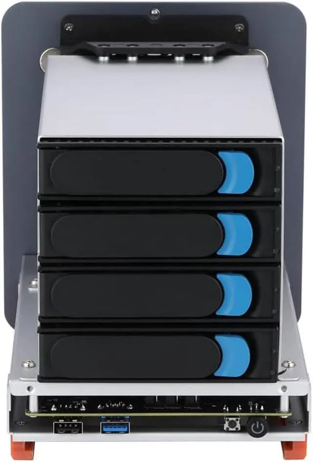 Alt view image 4 of 7 - Qotom Router Q31011DS Celeron 5205U,2 Cores -4X 2.5G LAN,4 x HDD/SSD,2 x M.2 SSD