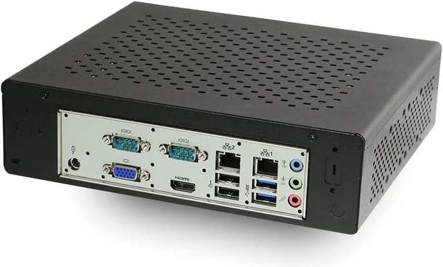 Main image of MITXPC MES-4125A Celeron J4125 Quad Core Industrial Fanless PC, Hardware RAID