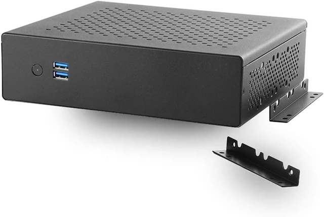 Alt view image 2 of 3 - MITXPC MES-4125A Celeron J4125 Quad Core Industrial Fanless PC, Hardware RAID
