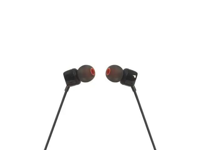 Alt view image 3 of 5 - JBL Tune 110E - in-Ear Headphones - Black