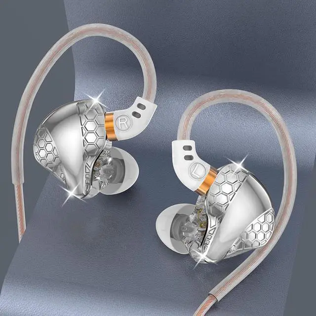 Alt view image 7 of 7 - 2 Pack in Ear Monitor Headphones, H89 IEM Earphone Wired Earbud