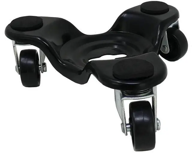 Alt view image 2 of 7 - Hardware 7299E Tri-Dolly, 6-Inch, Black 4-Pack