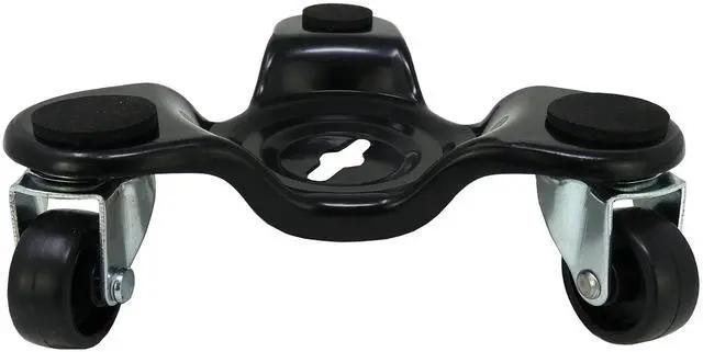 Alt view image 3 of 7 - Hardware 7299E Tri-Dolly, 6-Inch, Black 4-Pack