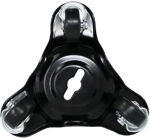 Alt view image 5 of 7 - Hardware 7299E Tri-Dolly, 6-Inch, Black 4-Pack