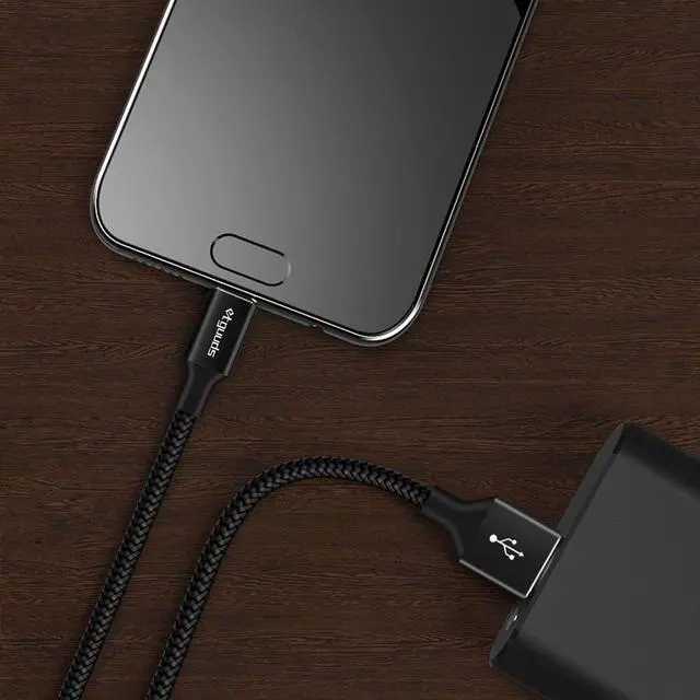 Alt view image 7 of 7 - USB to USB C Cable 3ft, 2-Pack USB A to Type C Charger Cord Fast Charging for Samsung Galaxy A17 A16 A15 A26 A36 A56, S25 S24 S23 S22 S21 S20 S10 Note 20, for iPhone 17 16 15, Moto, Black