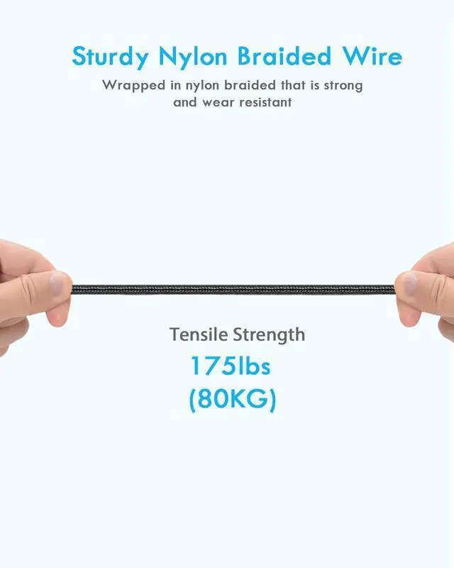Alt view image 6 of 7 - Multi Charging Cable 5 in 1, 2PCS 4FT USB C/A Multi Charger Cable to Type-C/Micro USB Port, Nylon Braided USB C Multiple Charger Cable, Universal Phone Charger Cord for Cell Phones and More